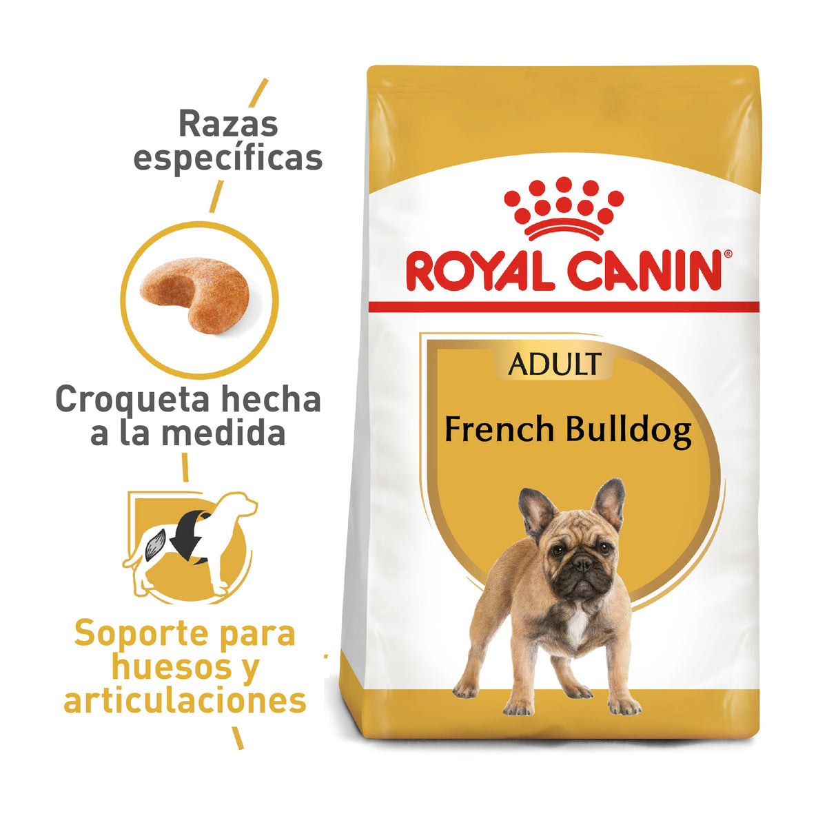 Royal Canin French Bulldog Dry Adult Dog Food - 3kg