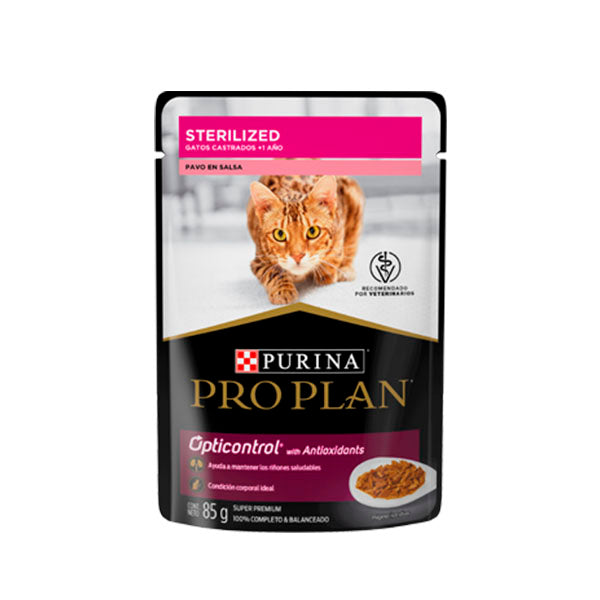 ALIMENTO HUMEDO PARA GATO PRO PLAN ADULTO STERILIZED 85 GRS – Petcol