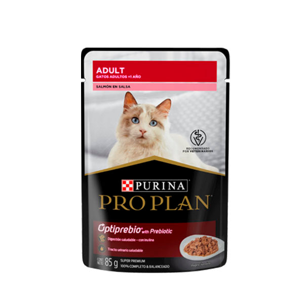ALIMENTO HUMEDO PARA GATO PRO PLAN POUCH ADULTO SALMON – Petcol