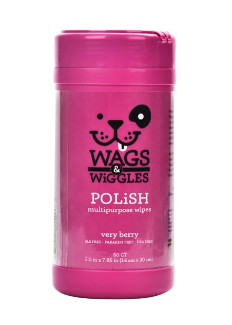 PAÑITOS WAGS & WIGGLES C CEREZA TARRO X 50 UND WAGS & WIGGLES x 50